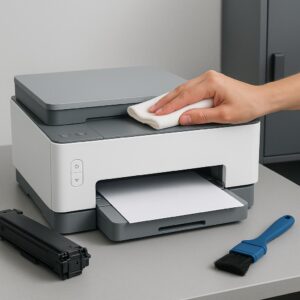 jak wyczyścić drukarkę hp smart?