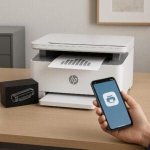 jak wydrukować z drukarki hp z telefonu?