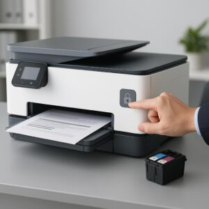 jak wyłączyć ochronę tuszy w drukarce hp?