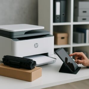 jak wymusić aktualizację drukarki hp?