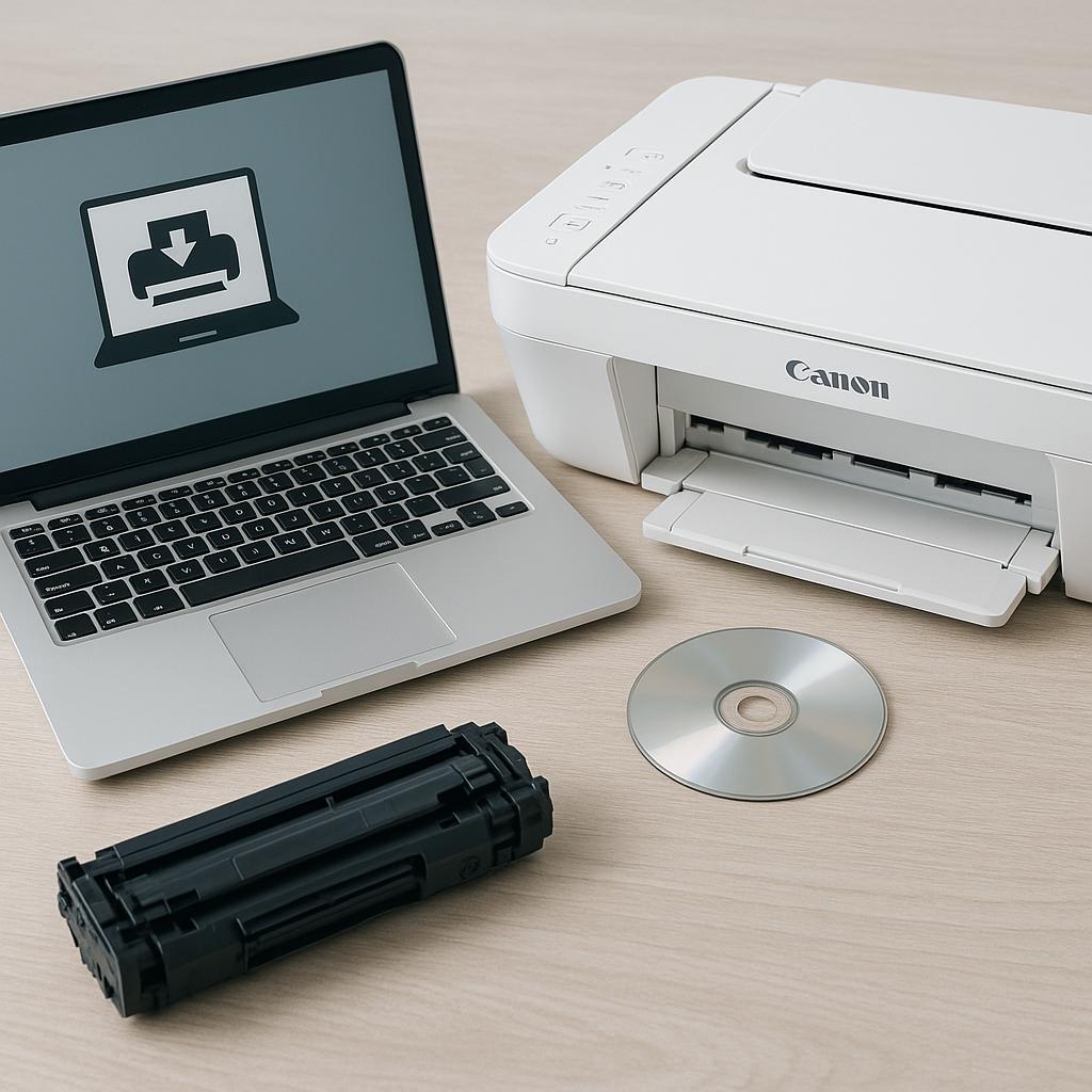 jak zainstalować oprogramowanie do drukarki canon?