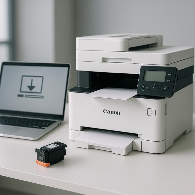 jak zainstalować sterownik drukarki canon?