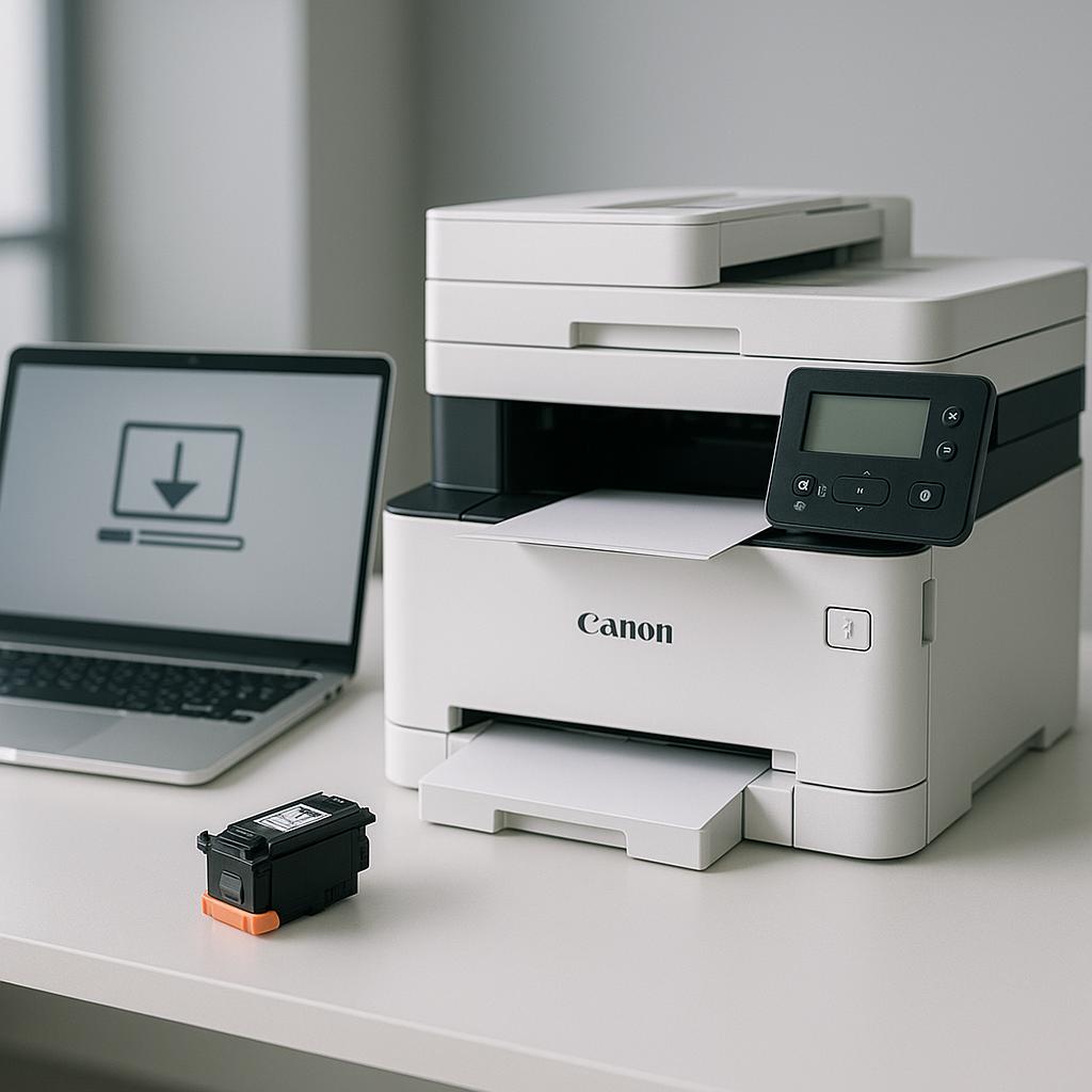 jak zainstalować sterownik drukarki canon?