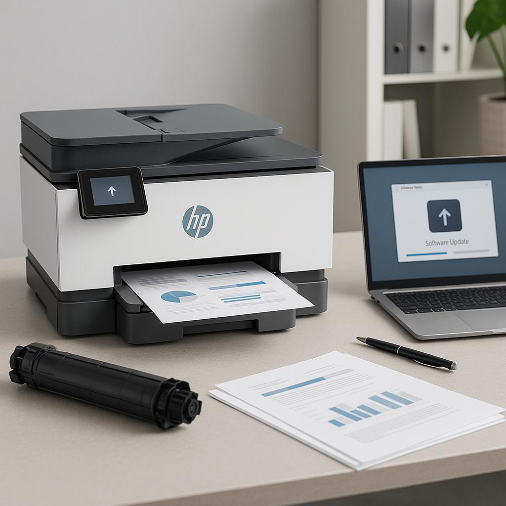 jak zaktualizować drukarkę hp?