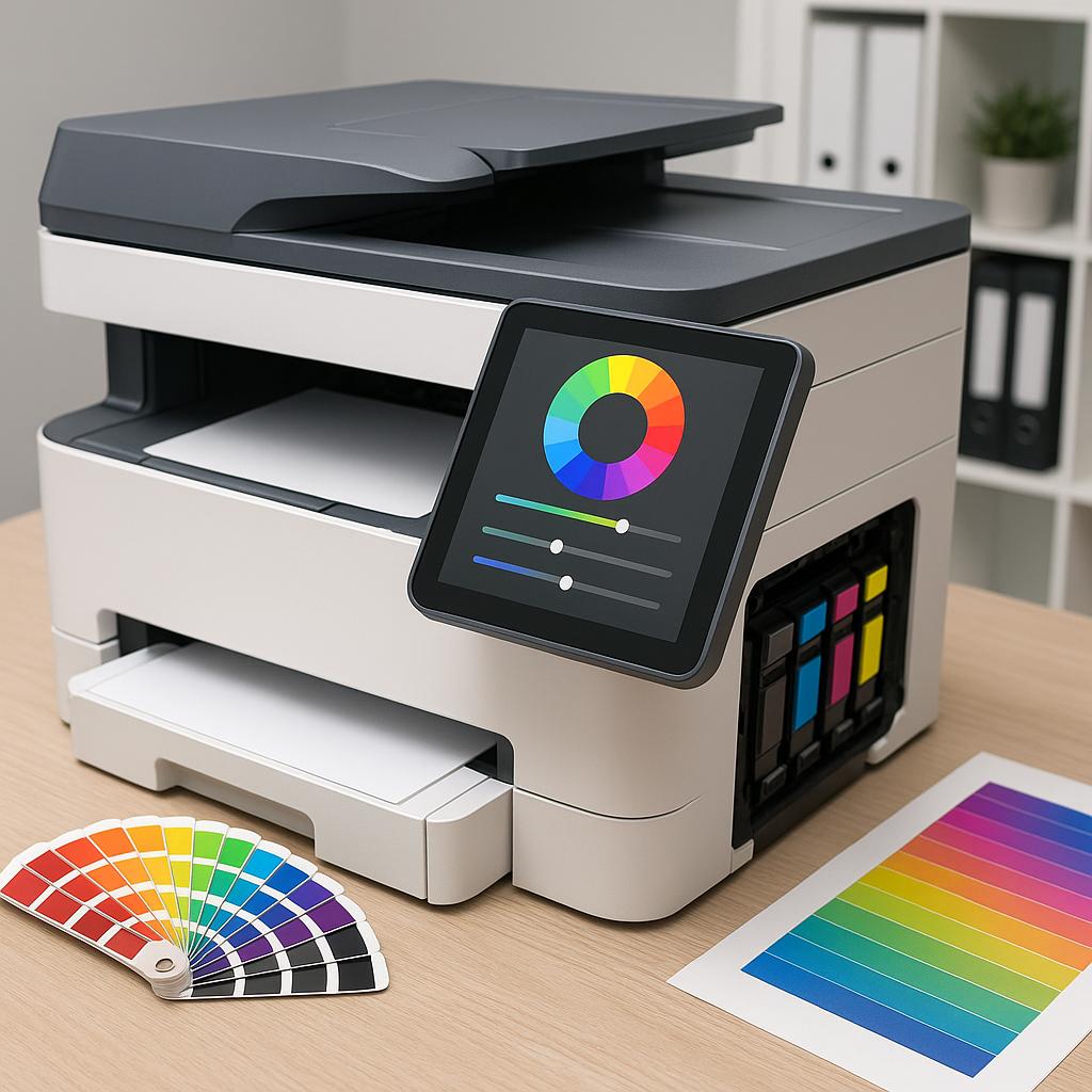 jak zmienić nasycenie kolorów w drukarce?