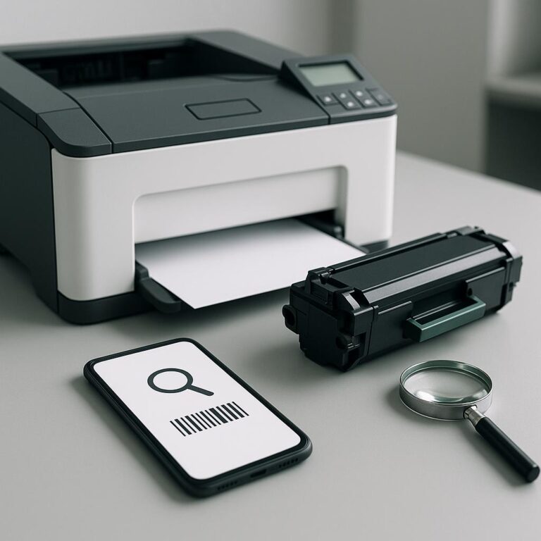 jak znaleźć identyfikator drukarki lexmark?