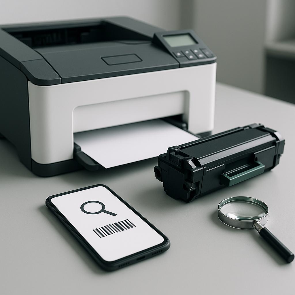 jak znaleźć identyfikator drukarki lexmark?