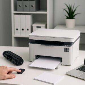 jak zresetować błąd drukarki?