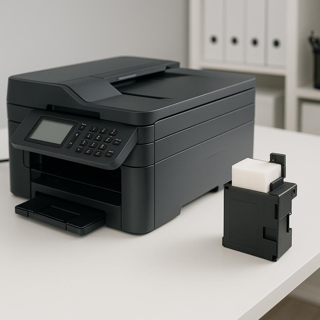 jak zresetować cały pochłaniacz tuszu brother?