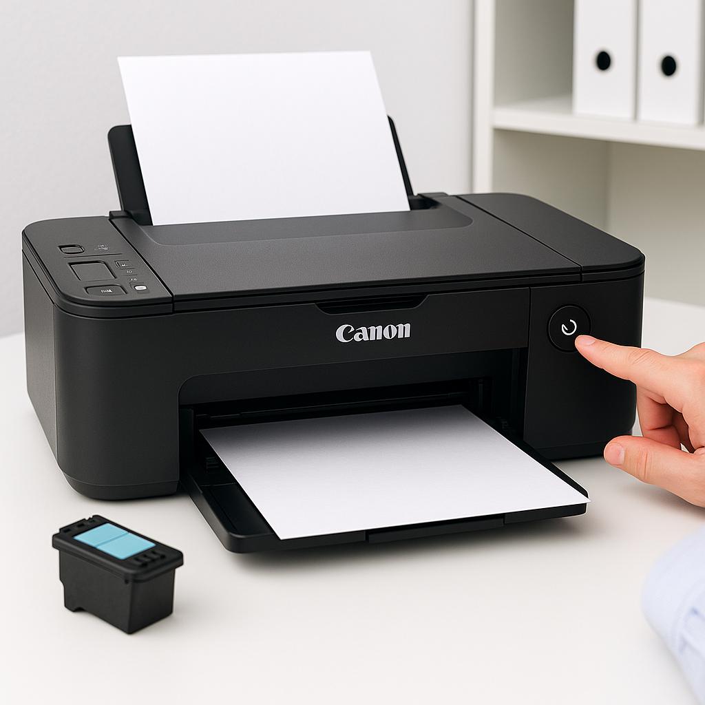 jak zrobić twardy reset drukarki canon?