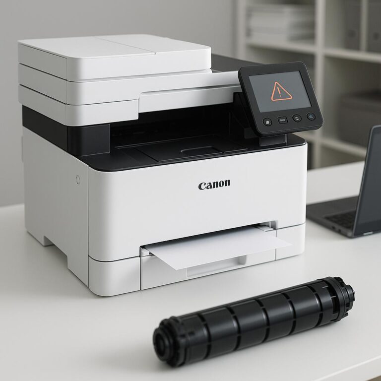 jaki jest stan błędu drukarki canon?