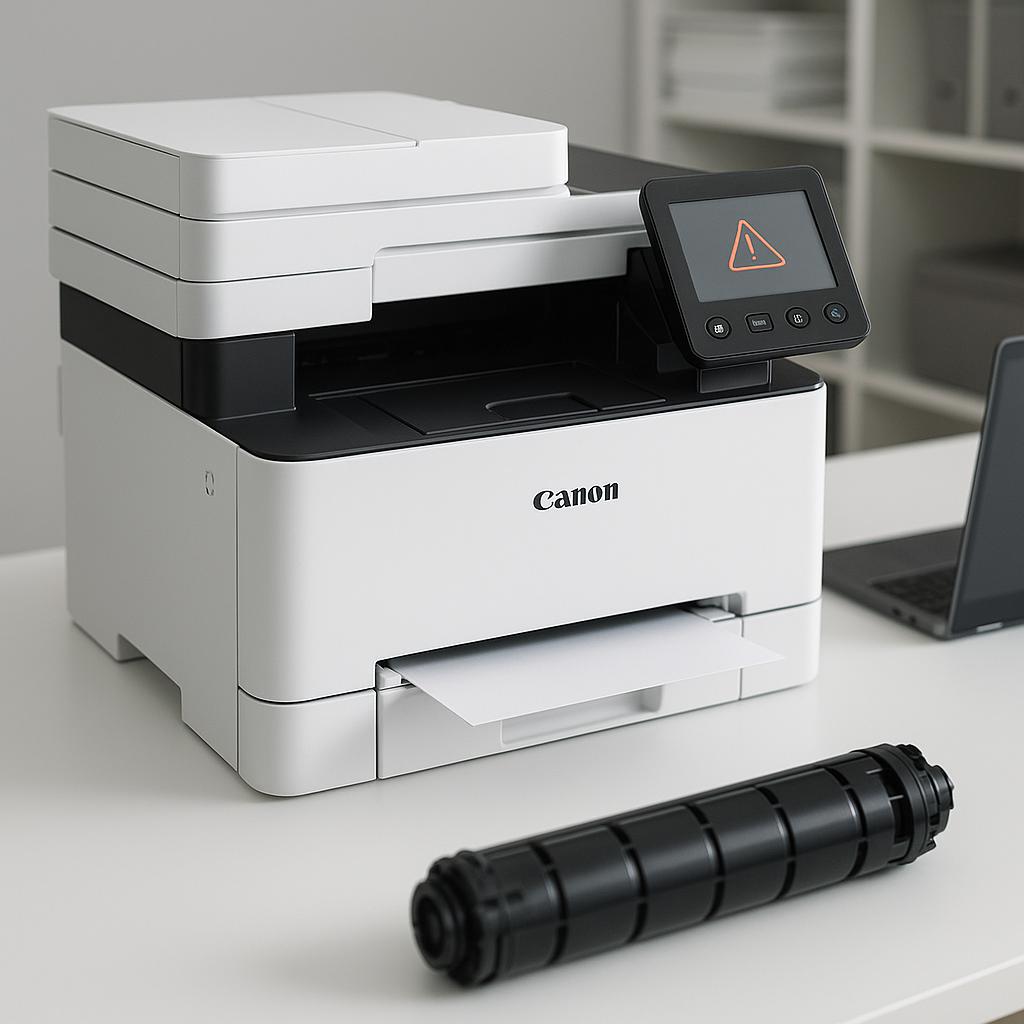 jaki jest stan błędu drukarki canon?