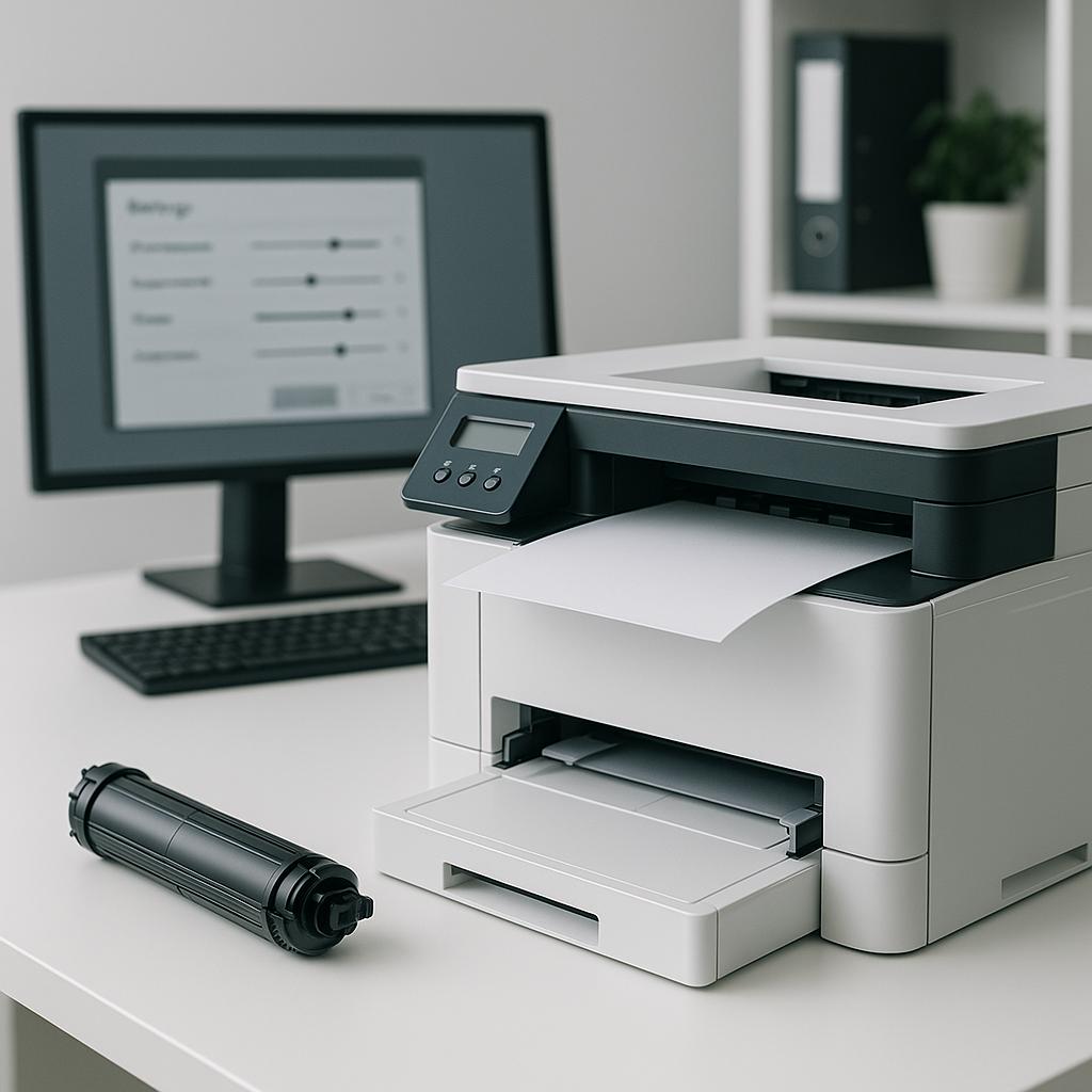 jakie są ustawienia domyślne drukarki?