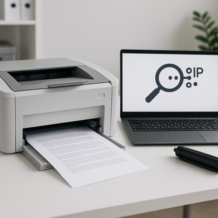 skąd wziąć ip drukarki?