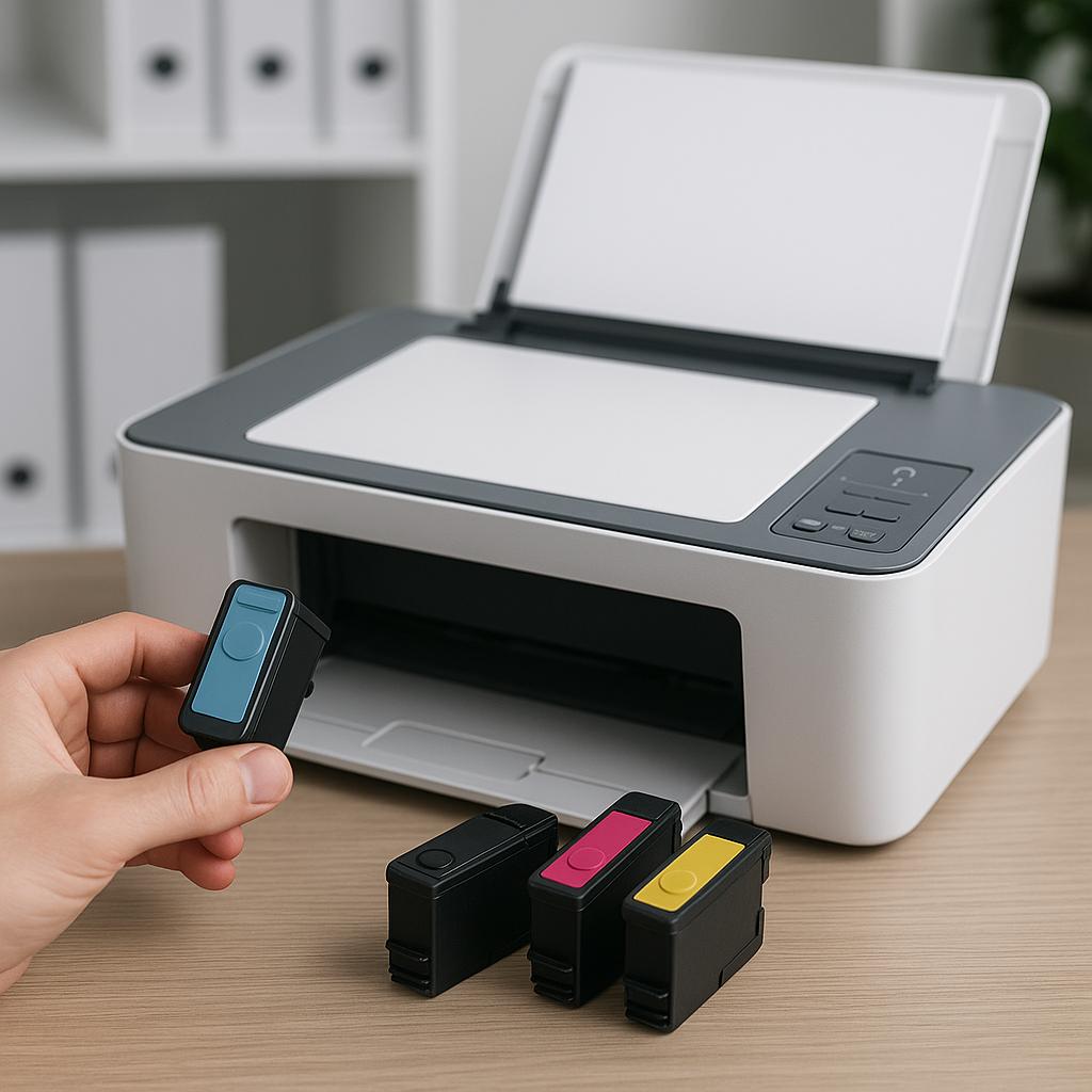 co się dzieje, gdy wkłady atramentowe nie są rozpoznawane?