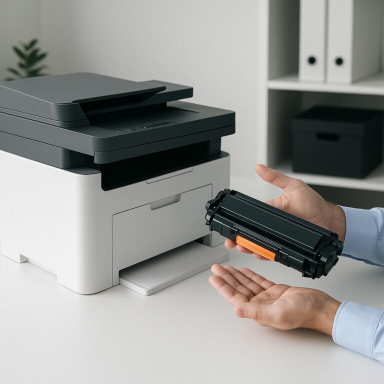 czemu drukarka nie widzi toneru?