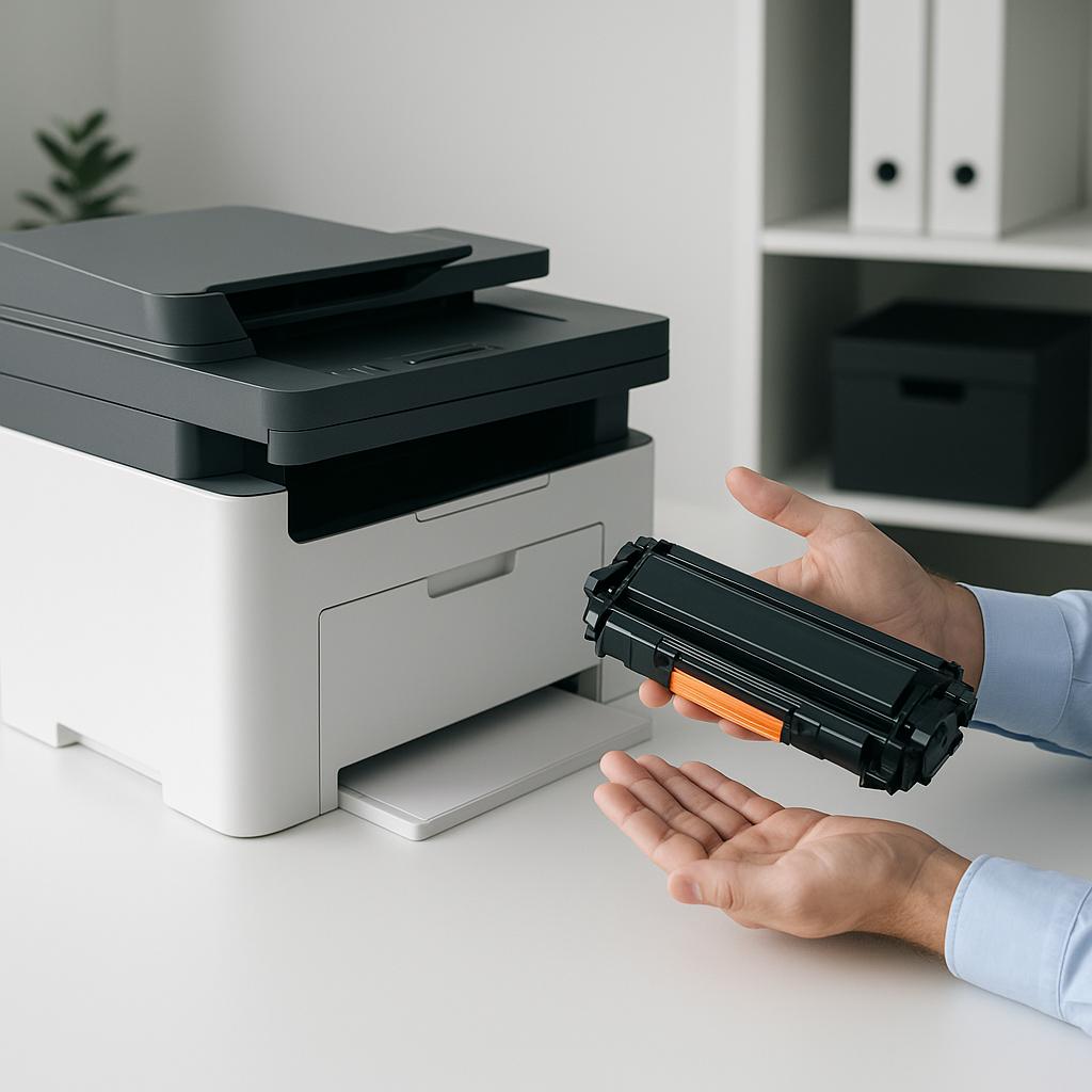 czemu drukarka nie widzi toneru?