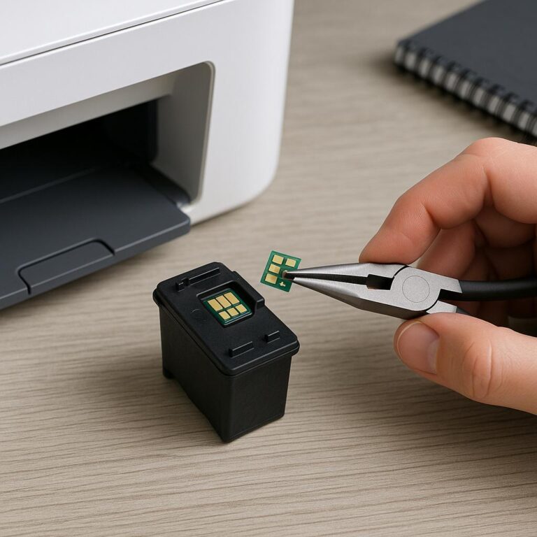 czy można wyjąć chip z wkładu atramentowego?