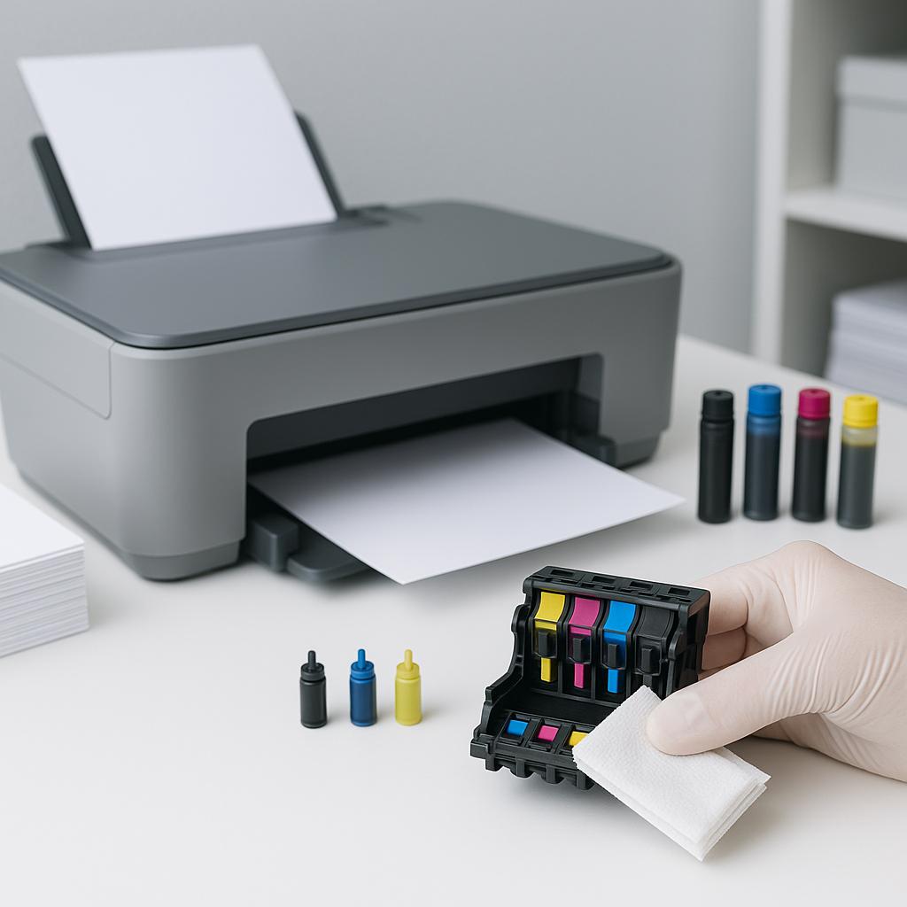 czy należy czyścić głowicę drukarki?