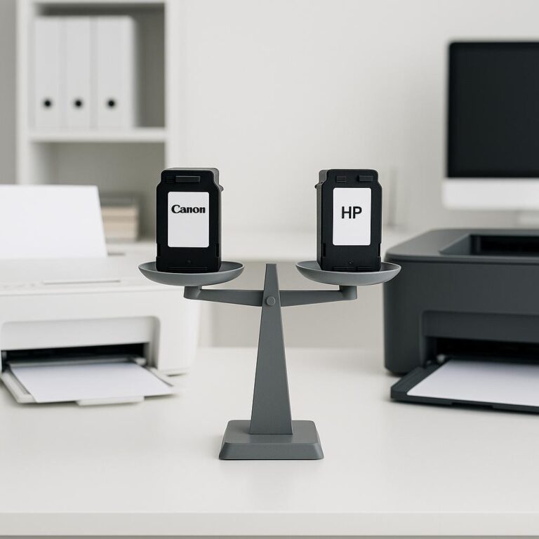 czy tusz canon jest tańszy od tuszu hp?