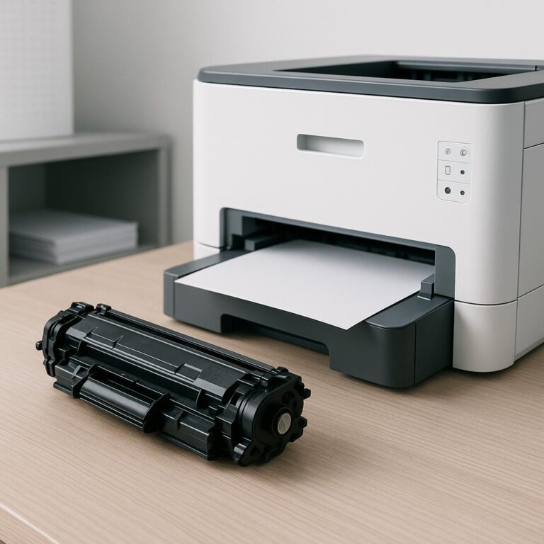 czy w drukarkach bezatramentowych kończy się tusz?