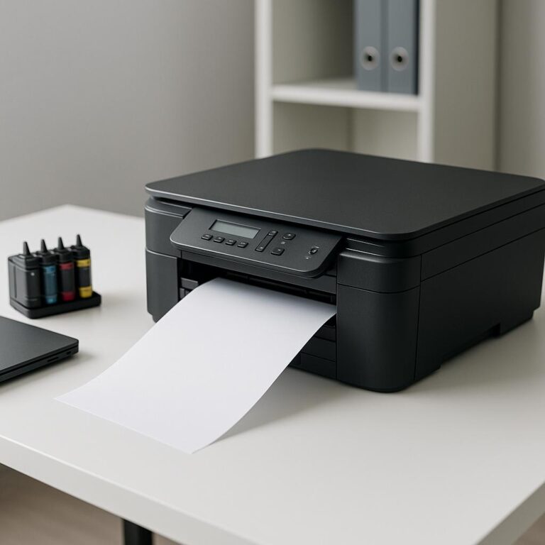 dlaczego drukarka brother dcp-j105 drukuje puste kartki?