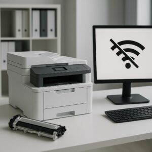 dlaczego drukarka brother nie chce się połączyć z wi-fi?