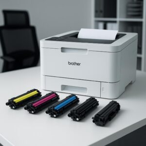 dlaczego drukarka brother nie drukuje na kolorowo?