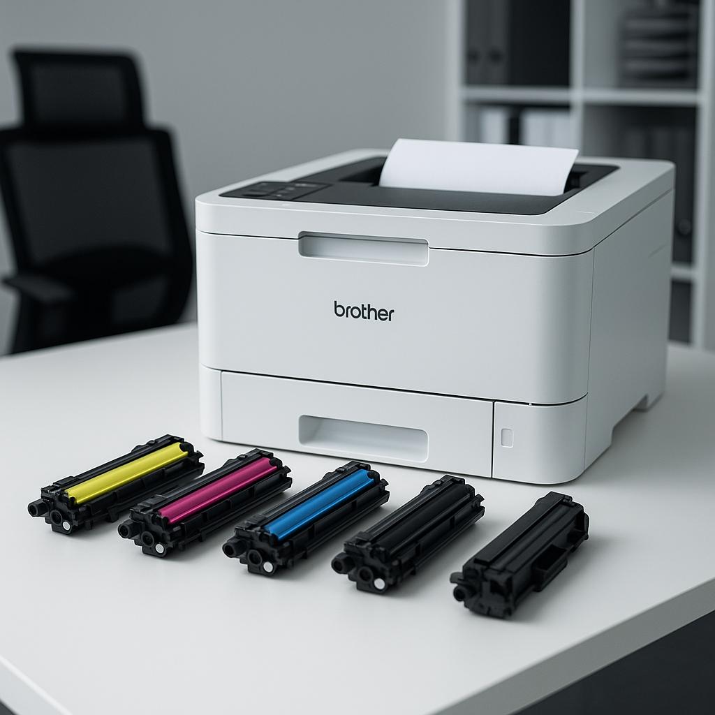 dlaczego drukarka brother nie drukuje na kolorowo?