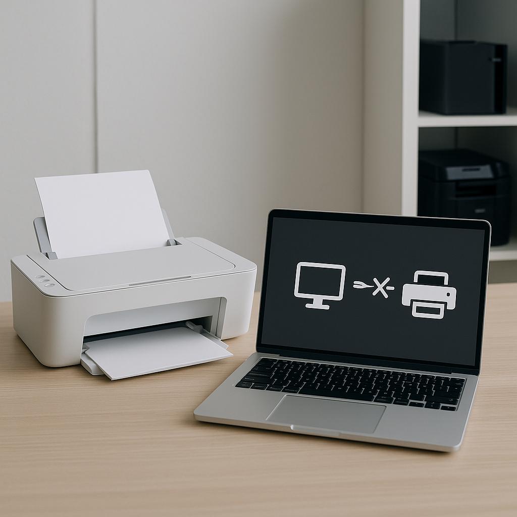 dlaczego drukarką nie łączy się z komputerem?