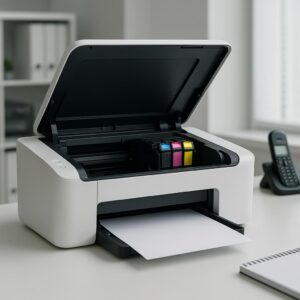 dlaczego drukarka nie pokazuje poziomu tuszu?