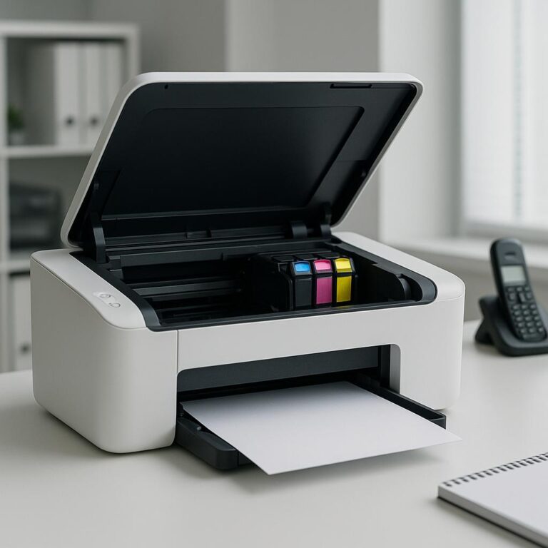 dlaczego drukarka nie pokazuje poziomu tuszu?