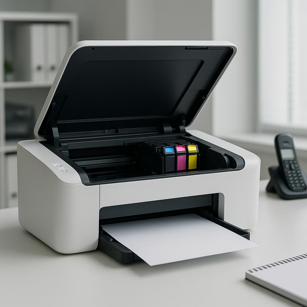 dlaczego drukarka nie pokazuje poziomu tuszu?