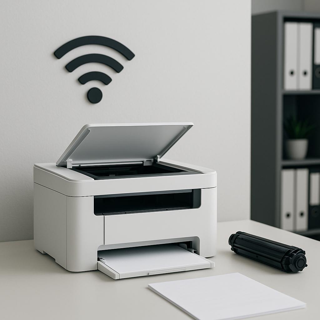 dlaczego drukarka nie widzi sieci?