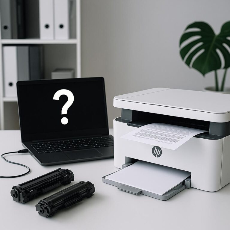 dlaczego komputer nie widzi drukarki hp?