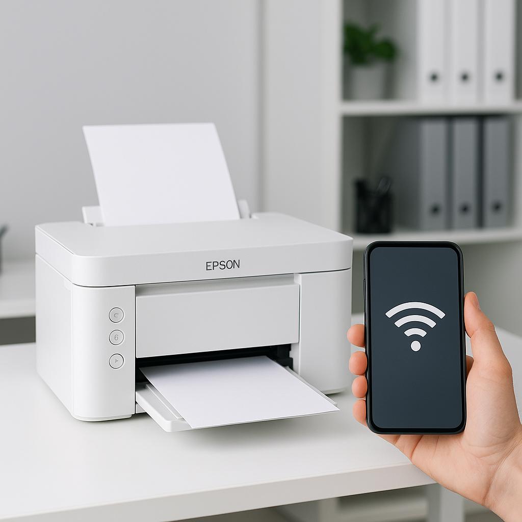 dlaczego moja drukarka epson nie jest widoczna na moim telefonie?