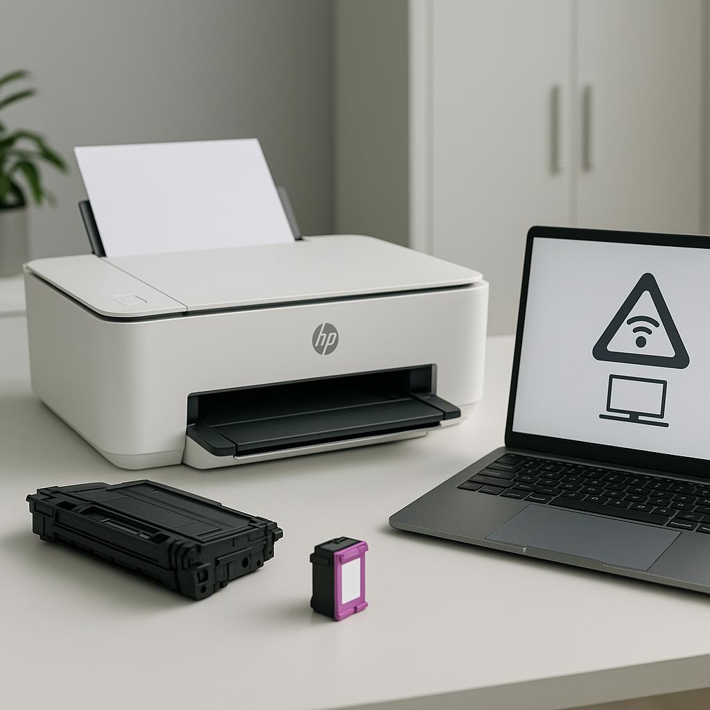 dlaczego moja drukarka hp envy nie łączy się z komputerem?