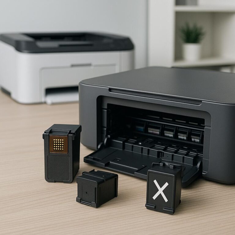 dlaczego nowe wkłady atramentowe nie działają?