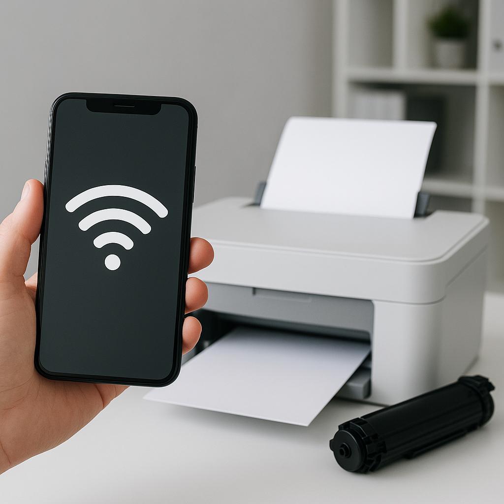 dlaczego telefon nie widzi drukarki?