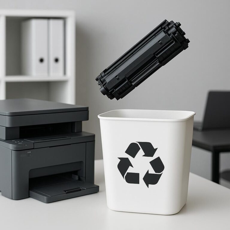 gdzie wyrzucić puste tonery?