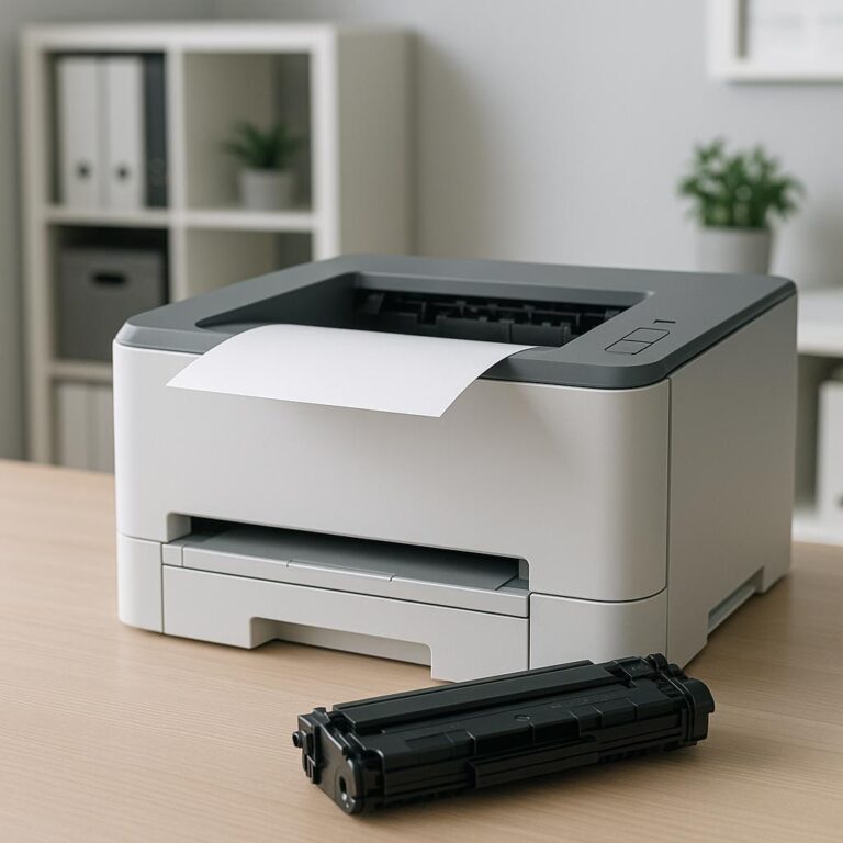 jak długo drukarka laserowa może stać nieużywana?