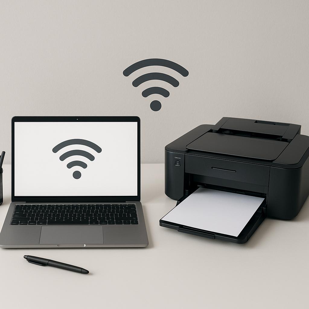 jak dodać drukarkę do laptopa po wifi?