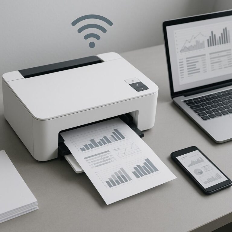 jak łączą się drukarki bezprzewodowe?