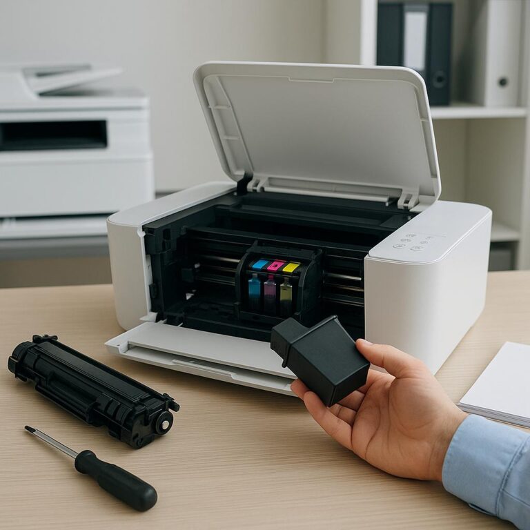 jak odetkać drukarkę?