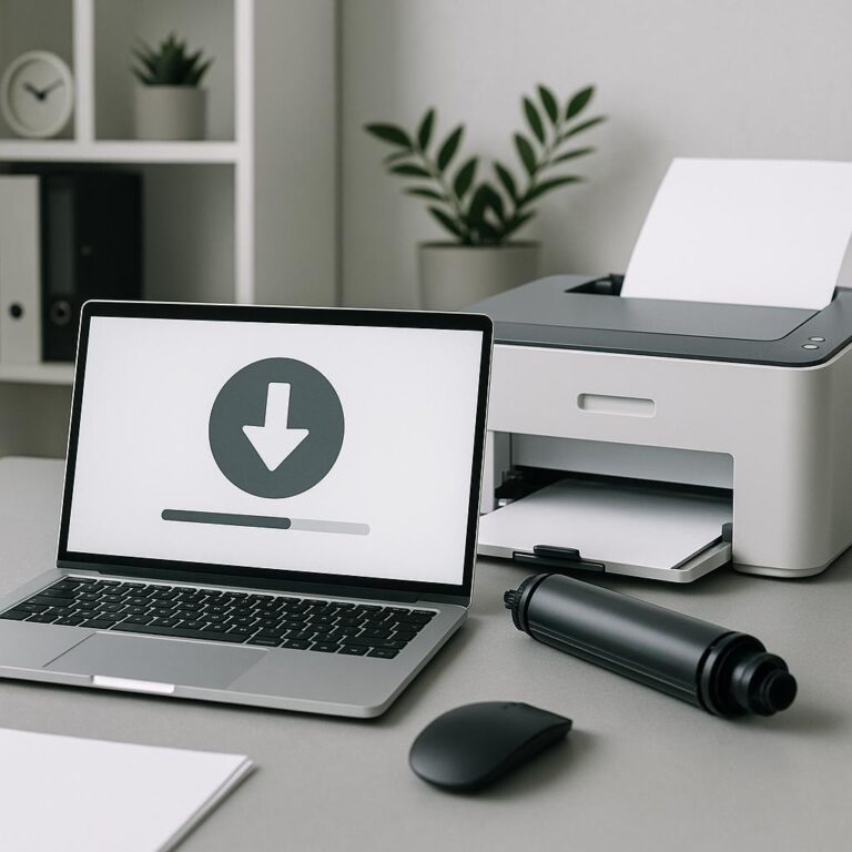 jak pobrać oprogramowanie do drukarki?