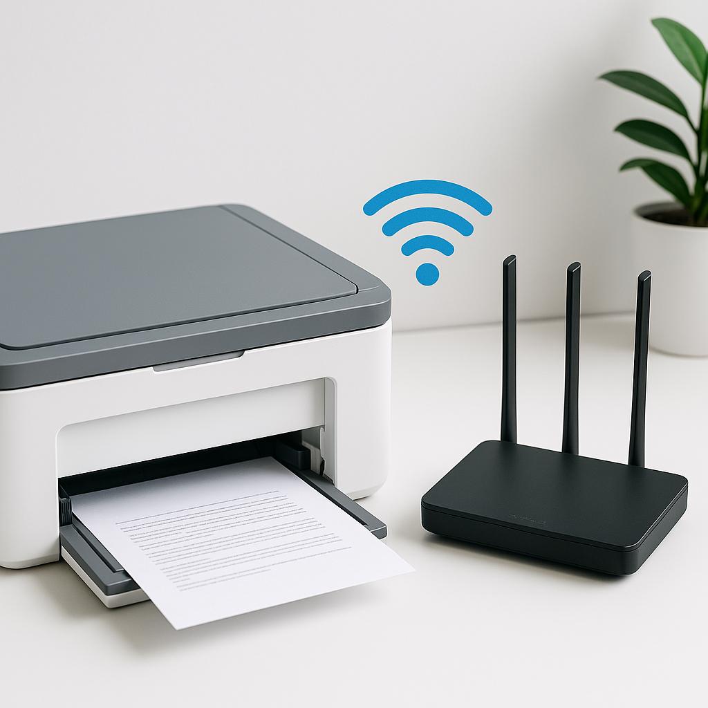 jak podłączyć drukarkę do nowego routera wi-fi?