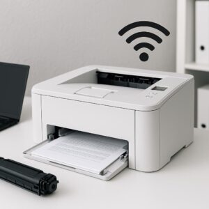 jak podłączyć drukarkę laserową do sieci wi-fi?