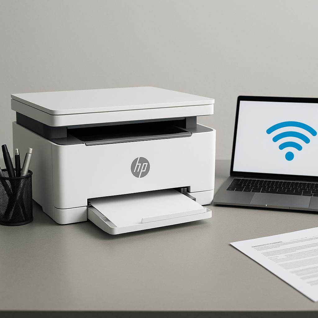 jak podłączyć urządzenie hp mfp 28w do sieci wi-fi?