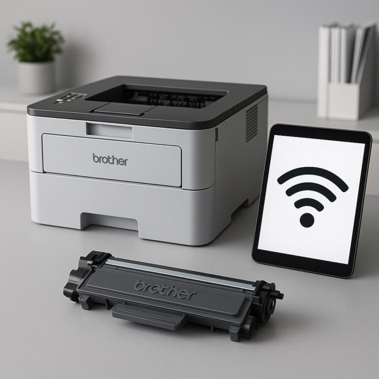 jak połączyć drukarkę brother z nową siecią wi-fi?