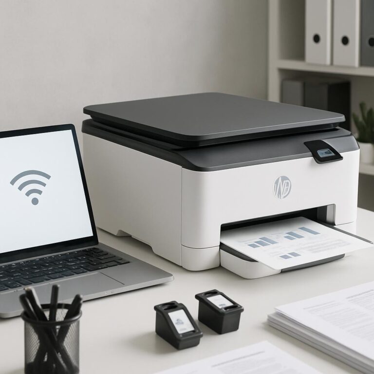 jak połączyć drukarkę hp envy?